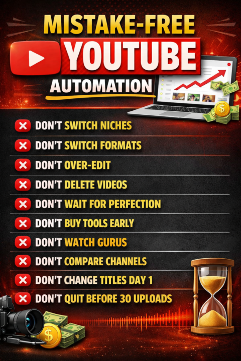 mistake-free youtube automation