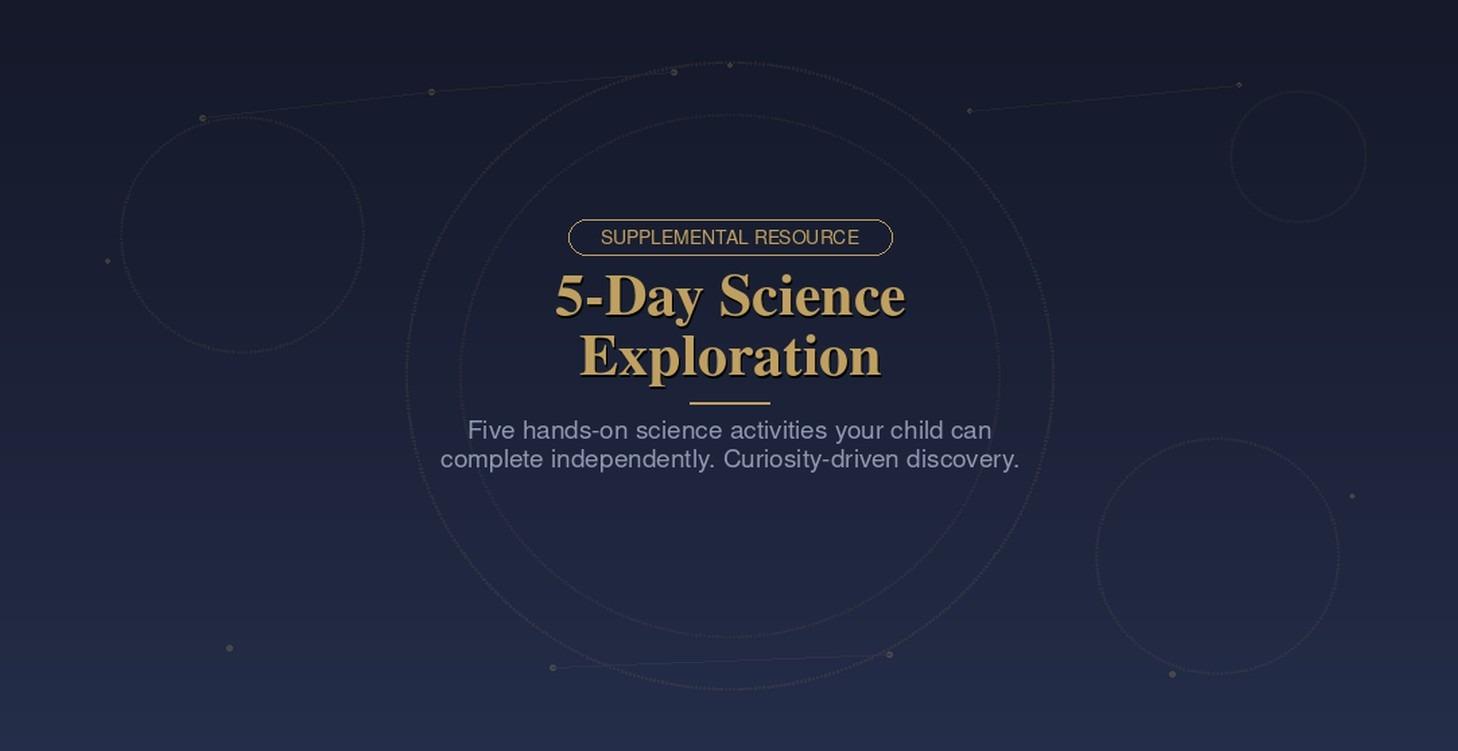 Resource: 5-Day Science Exploration