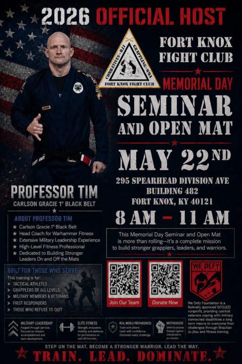 Memorial Day Seminar & Open Mat