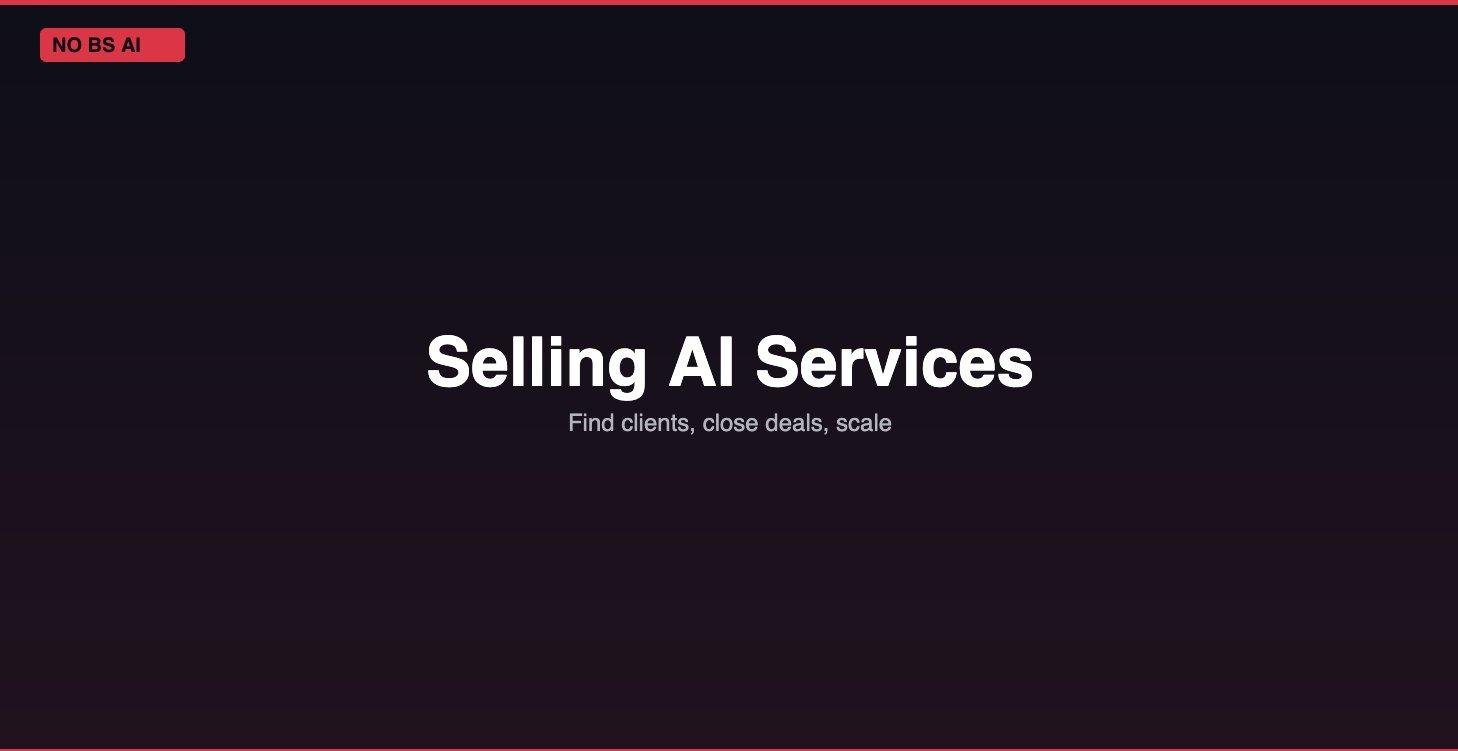 Selling AI Services