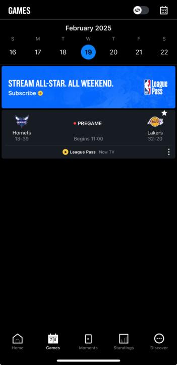 1st Game after the All-Star Game