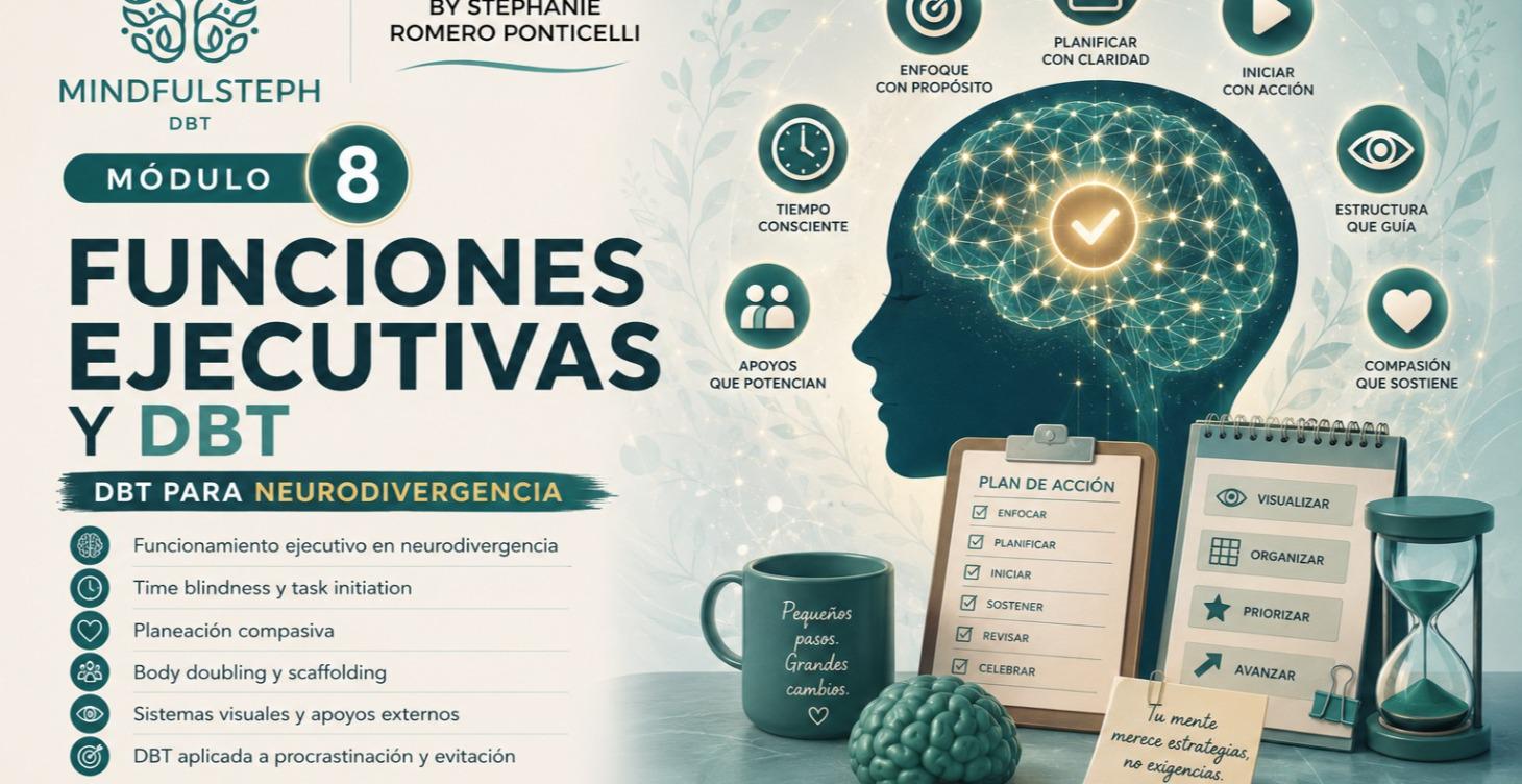 Funciones Ejecutivas en Neurodivergencia y DBT