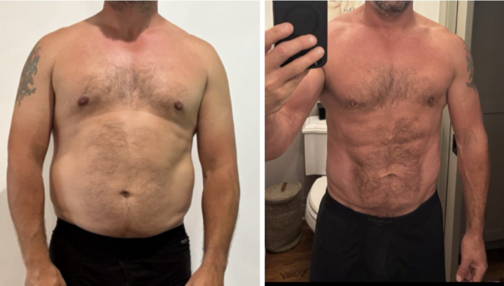 How Mr. “Bear” went from a beerbelly to a sixpack