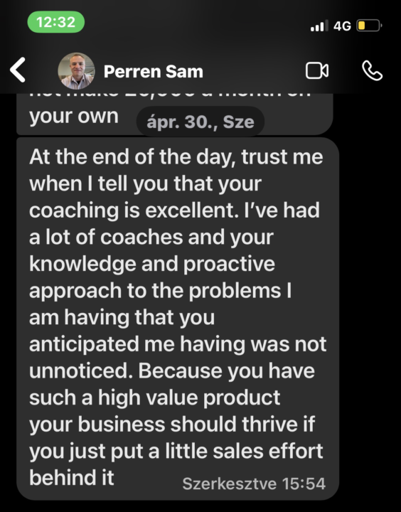 Client feedback