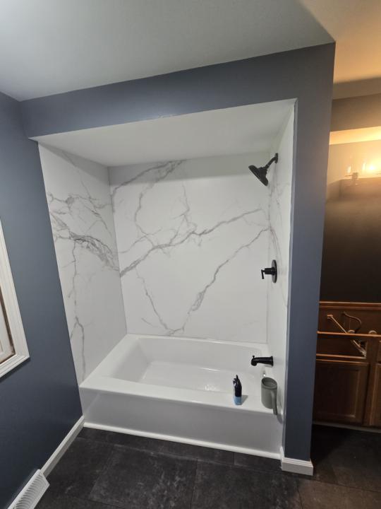 DIY MARBLE SURROUND FROM HD