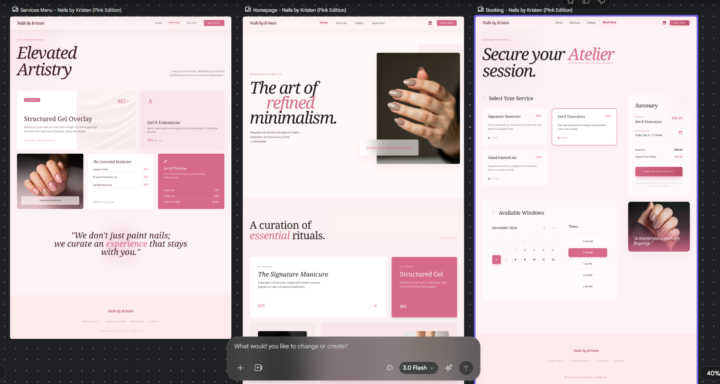 Stitch by Google seems like a major upgrade to vibing an elegant UI.