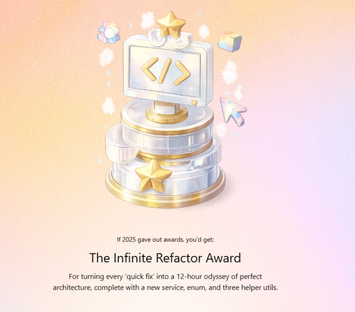 Is this an award or an insult????