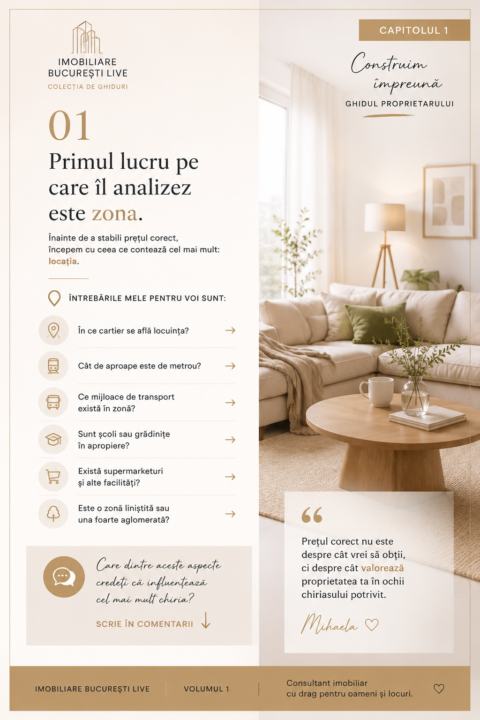 Pasul 1 : Cum găsim chiriașul potrivit