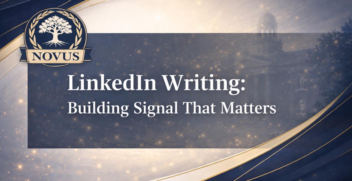 LinkedIn Writing: Building Signal That Matters