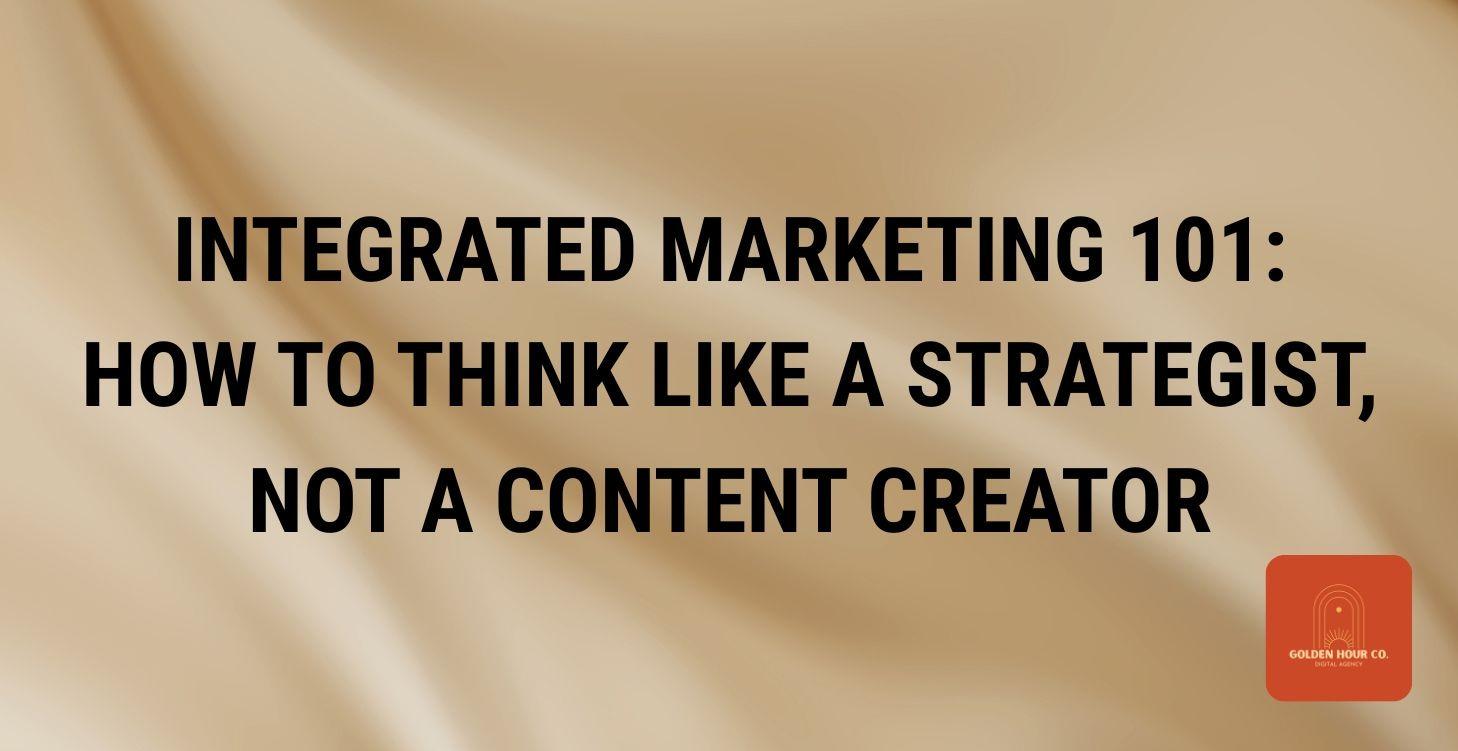 Integrated Marketing Foundations