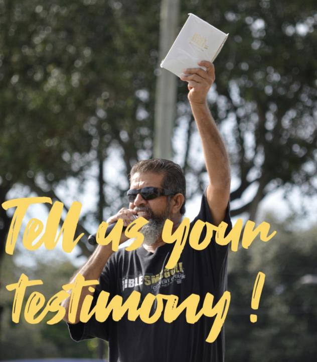 Friday Testimony day! 