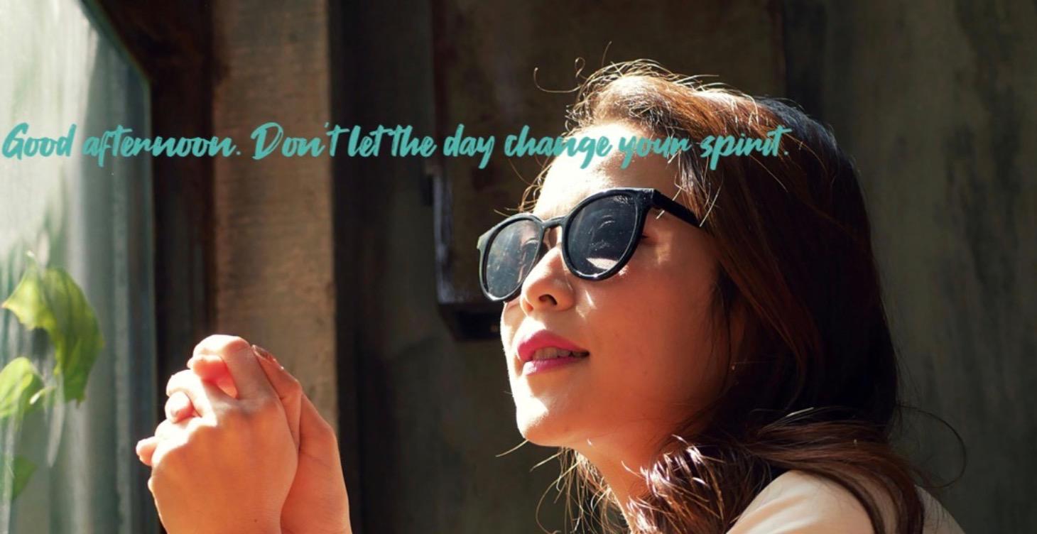 Good afternoon! Keep Your Words Positive