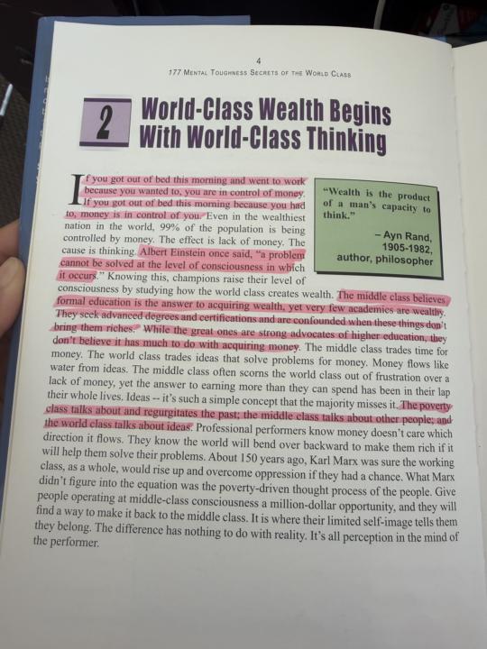 177 Mental Toughness Secrets of the World Class #2