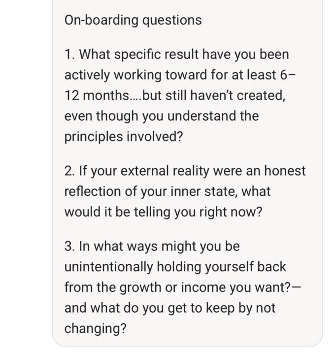 STEP TWO - On-boarding  