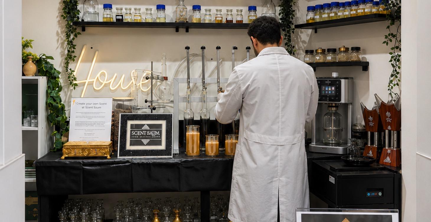 Making a fragrance at home with Haroon!
