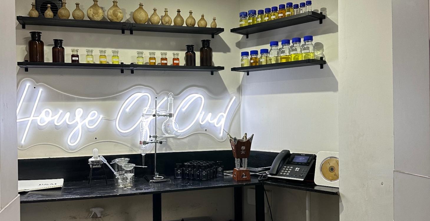 Making a fragrance at home with Haroon!