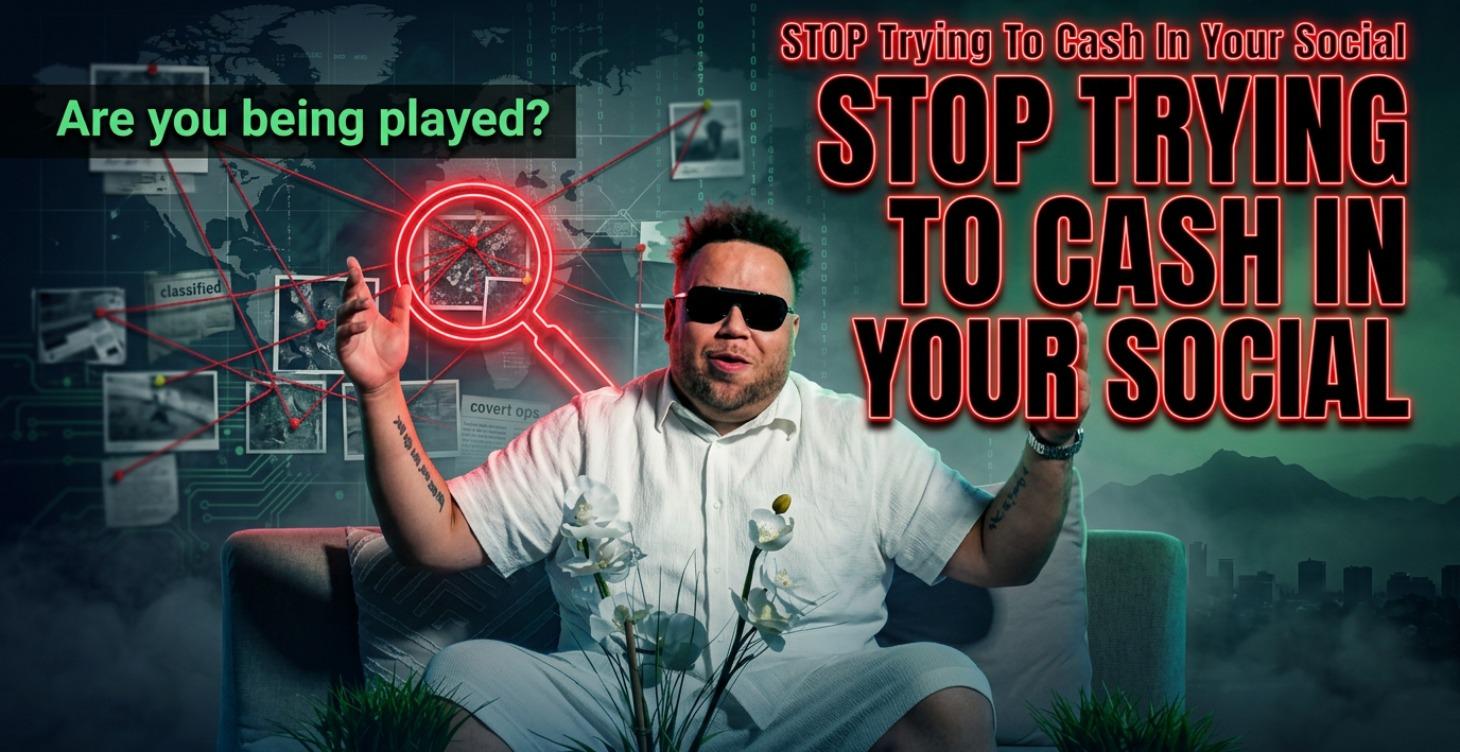 Stop Trying To Cash In Your Social