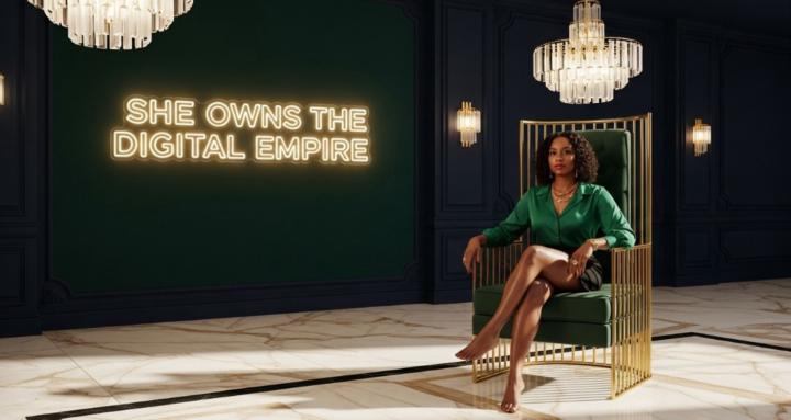 She Owns the Digital Empire