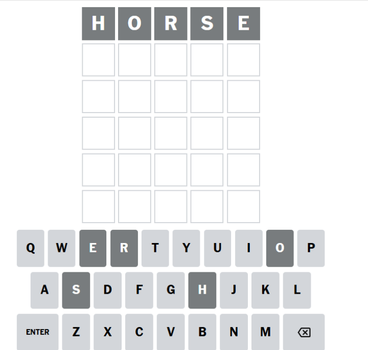 So, it's not horse.