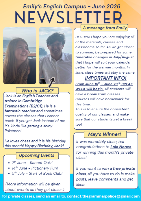 June Newsletter!