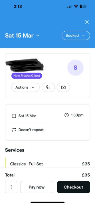 New Booking🫶🏽