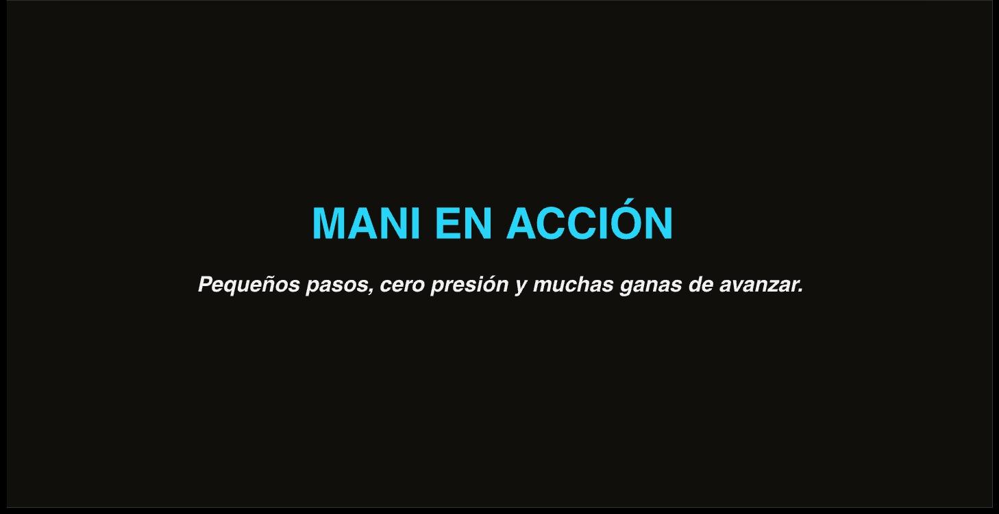 MANI EN ACCIÓN.