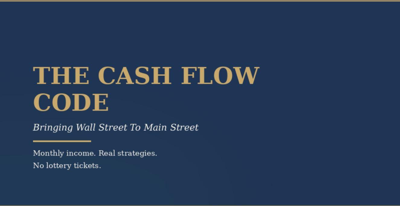 Welcome to The Cash Flow Code - Free Community