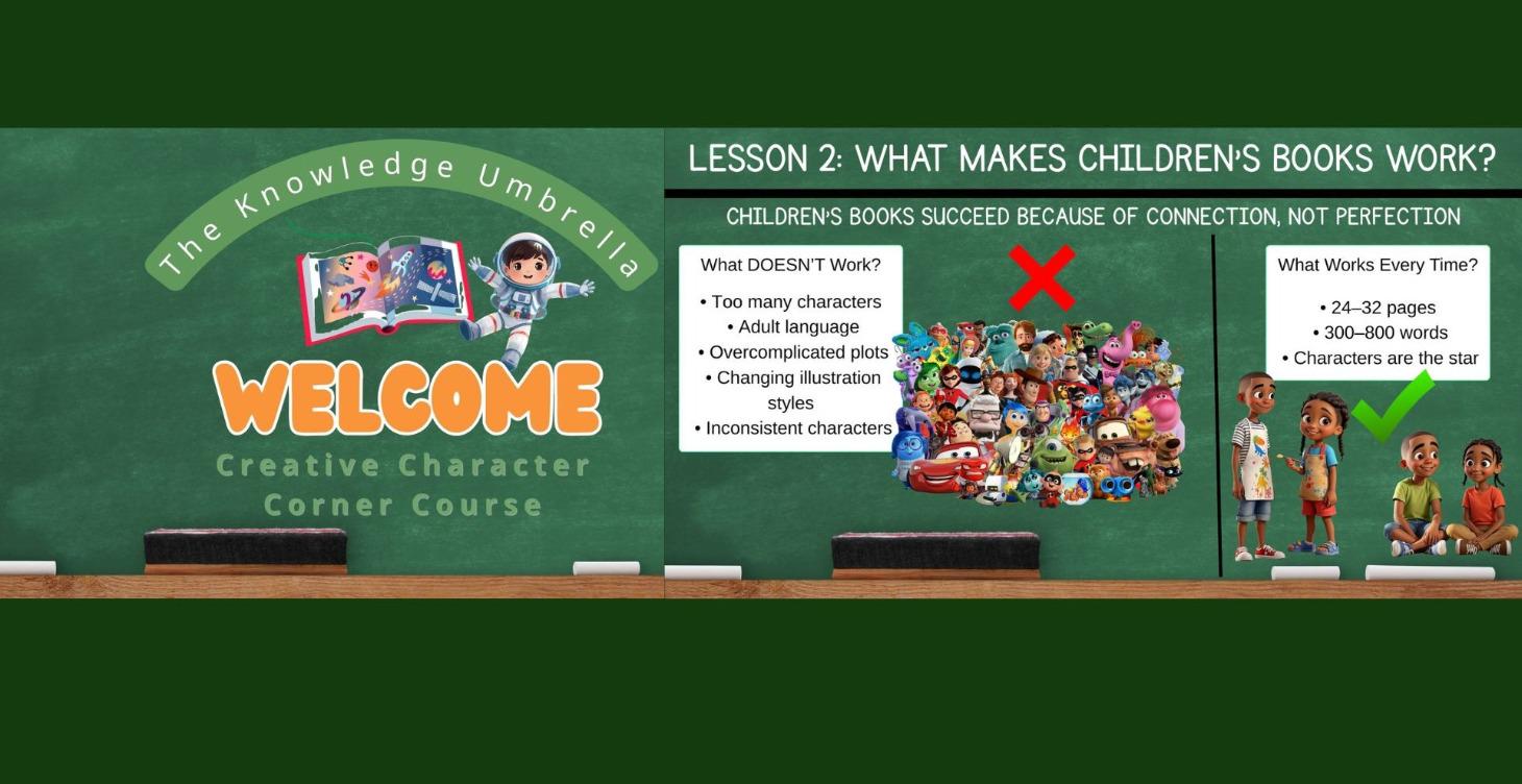 Create and Illustrate Your Very First Book With Me