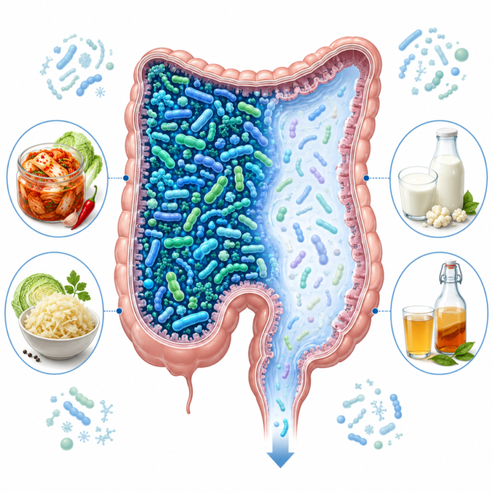Les aliments fermentés et le microbiote : démêler le mythe de la science