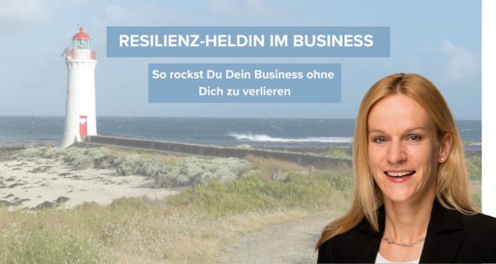 Resilienz-Heldin im Business