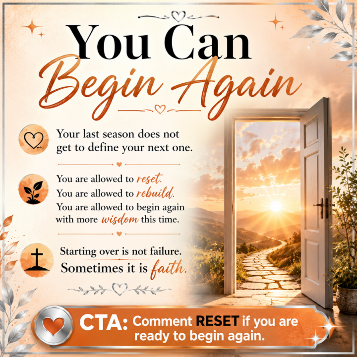 You Can Begin Again