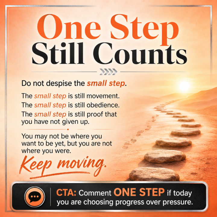One Step Still Counts 