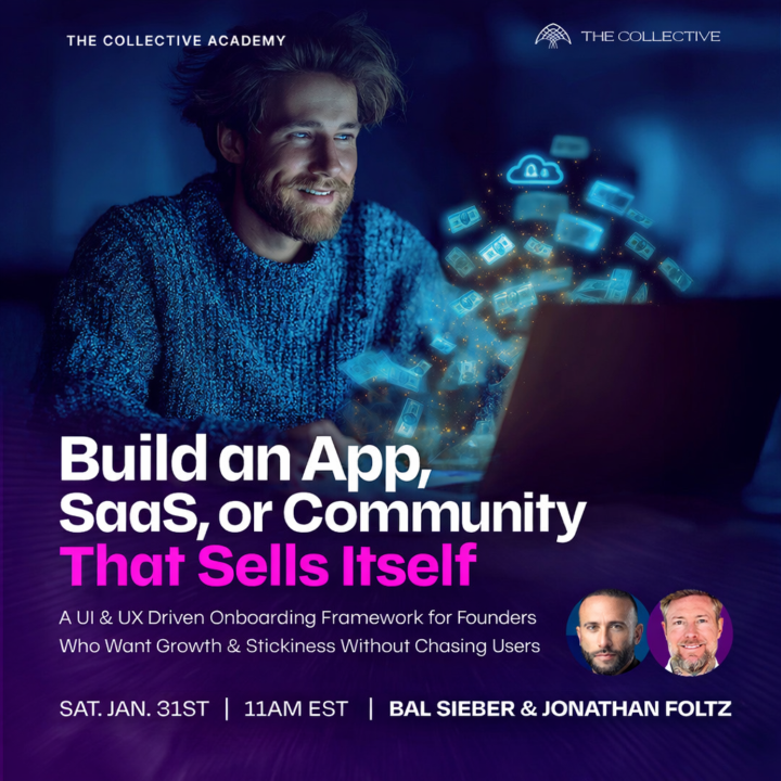🚨Join us Saturday at 11AM EST: How To Build an App, SaaS, or Community That Sells Itself