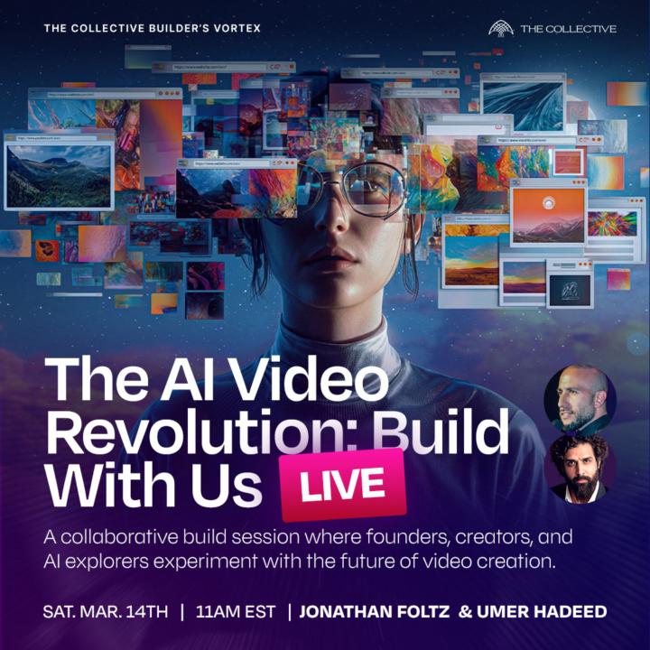 🔥 LIVE WORKSHOP: The AI Video Revolution: Build With Us LIVE 📽️