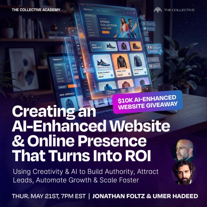 🎁 Custom AI-Enhanced Website Giveaway Happening Live this Thursday