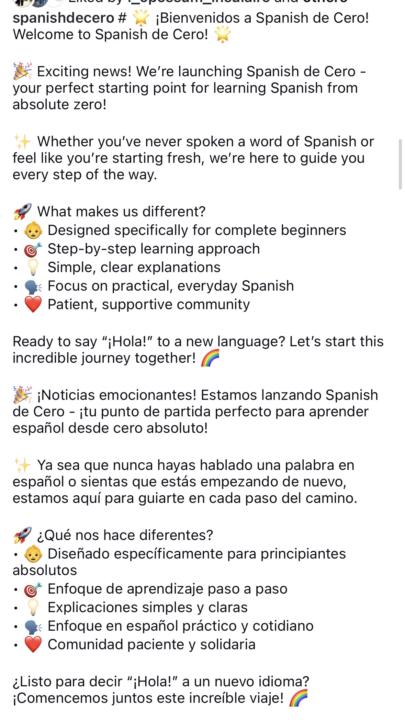 Bienvenidos. ¿Por qué elegir tomar clases con Spanish de Cero 