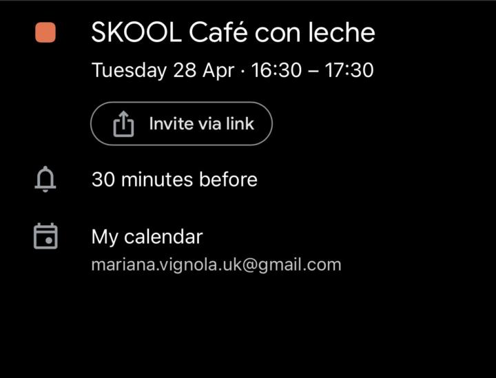 4:30 pm UK link in the section CALENDAR   just join :) it’s free 