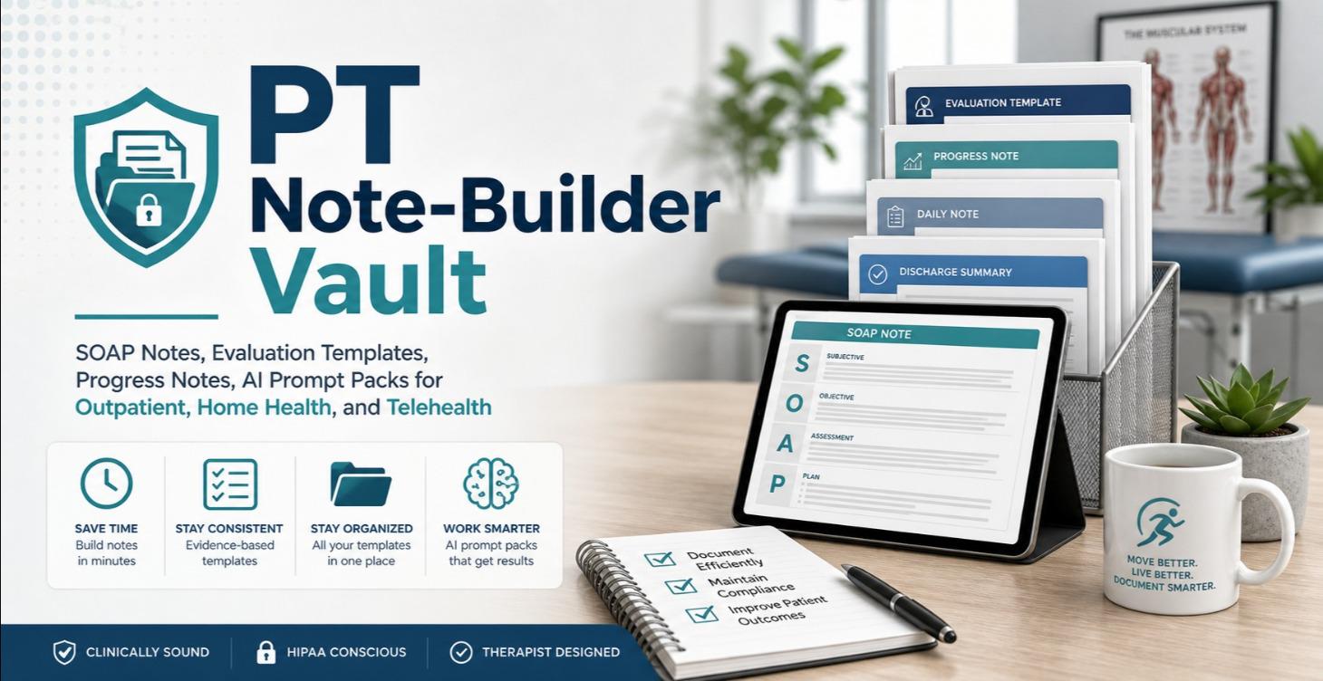 The Physical Therapist Note-Builder Vault