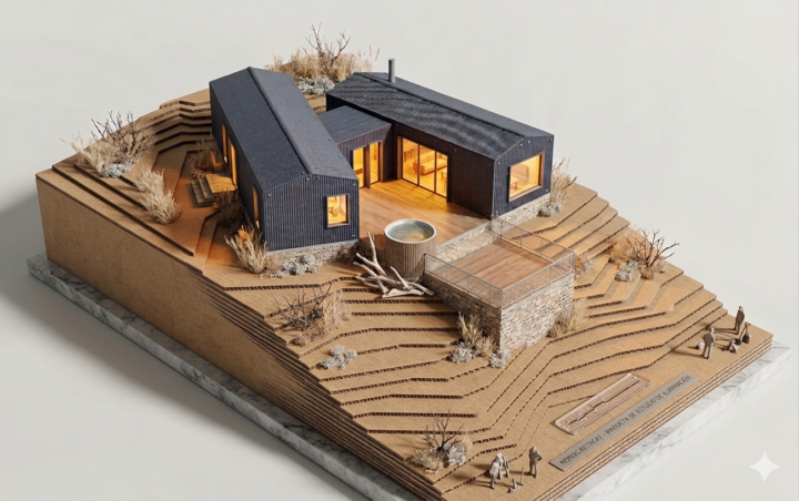 CLASE 20_RENDER MAQUETA (VIVIENDA NORDICA)