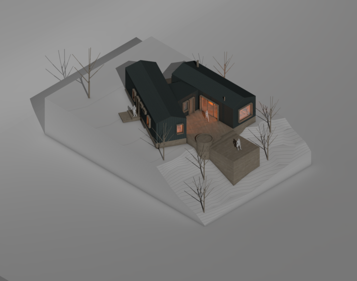 CLASE 20: RENDER MAQUETA - VIVIENDA NÓRDICA
