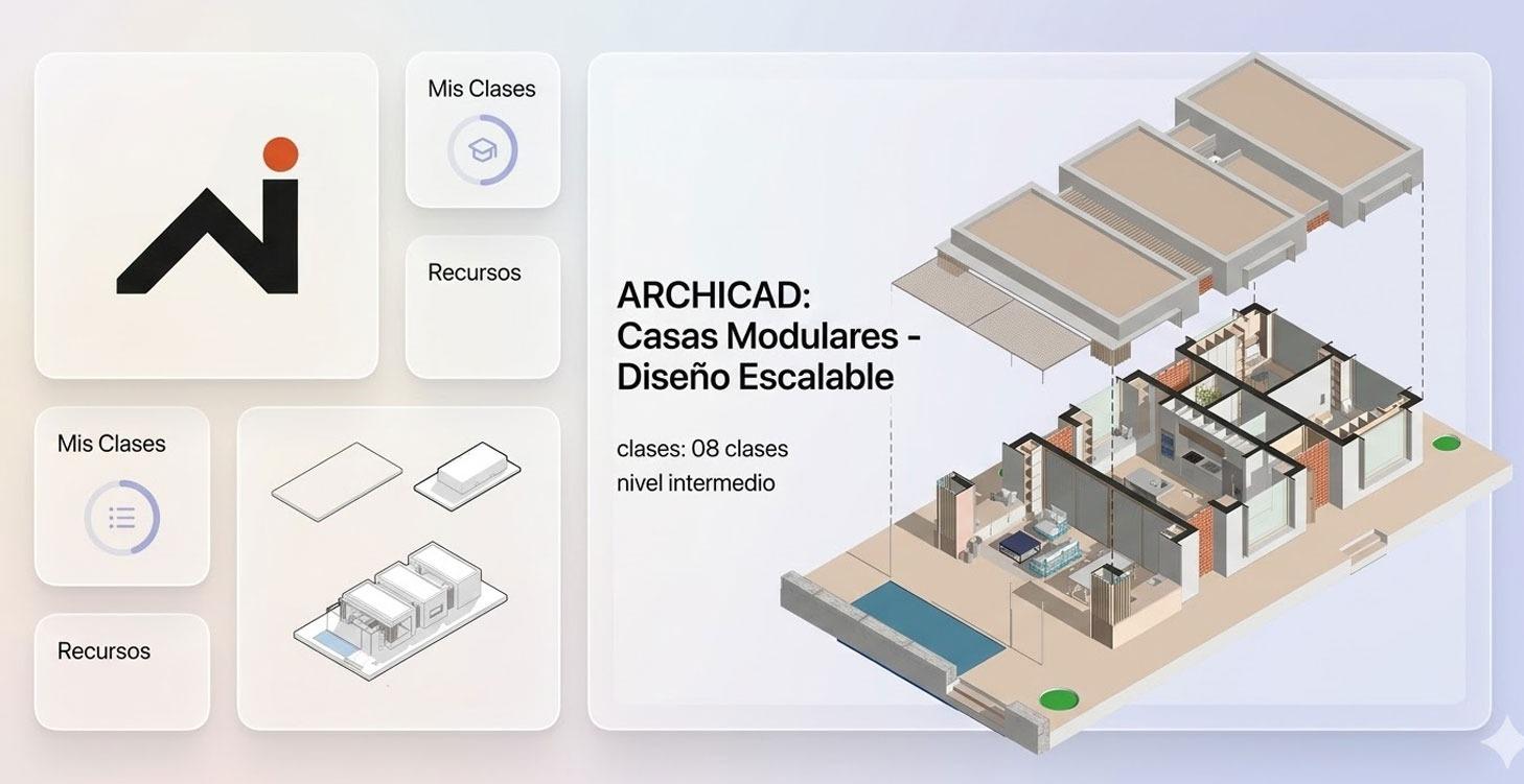 ARCHICAD: Casas Modulares - Diseño Escalable