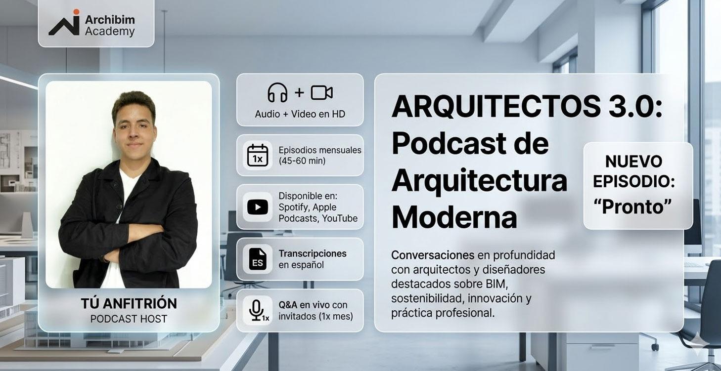 ARQUITECTOS 3.0: Podcast de Arquitectura Moderna