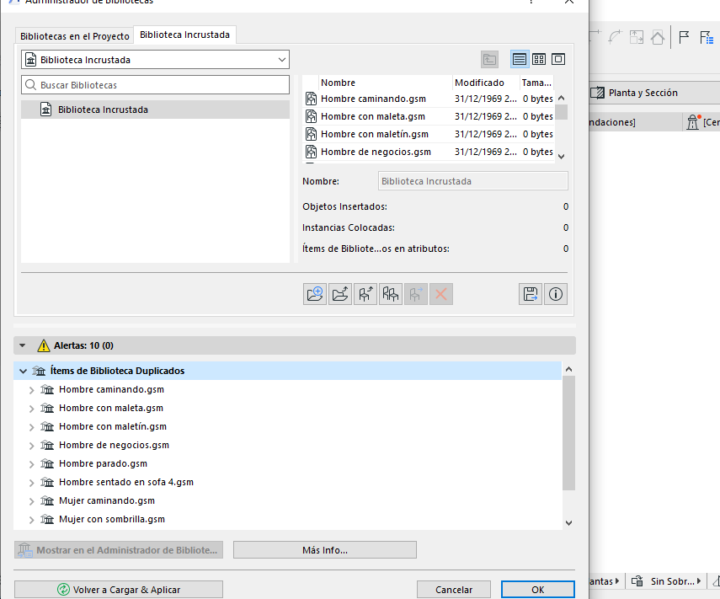 problemas al cargar objetos 
