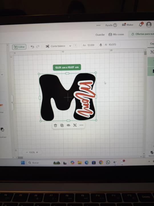 Práctica de Cricut desing