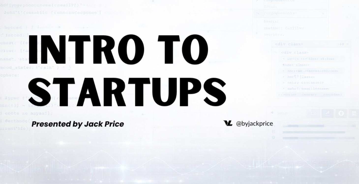 Introduction to Startups