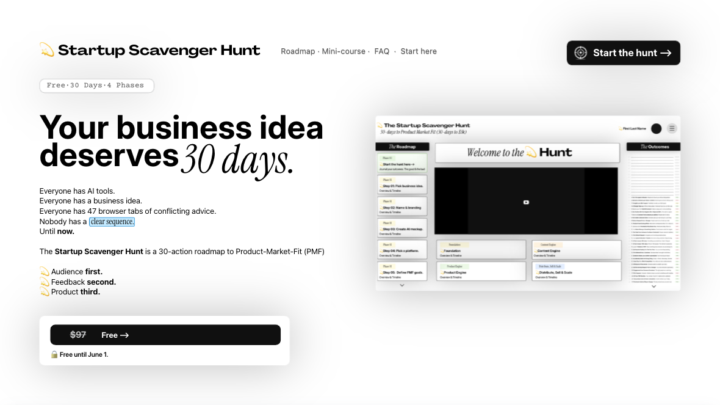 💫 Introducing the Startup Scavenger Hunt