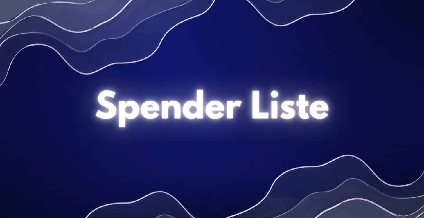 Liste de spender (Mise a jour chaque mois)