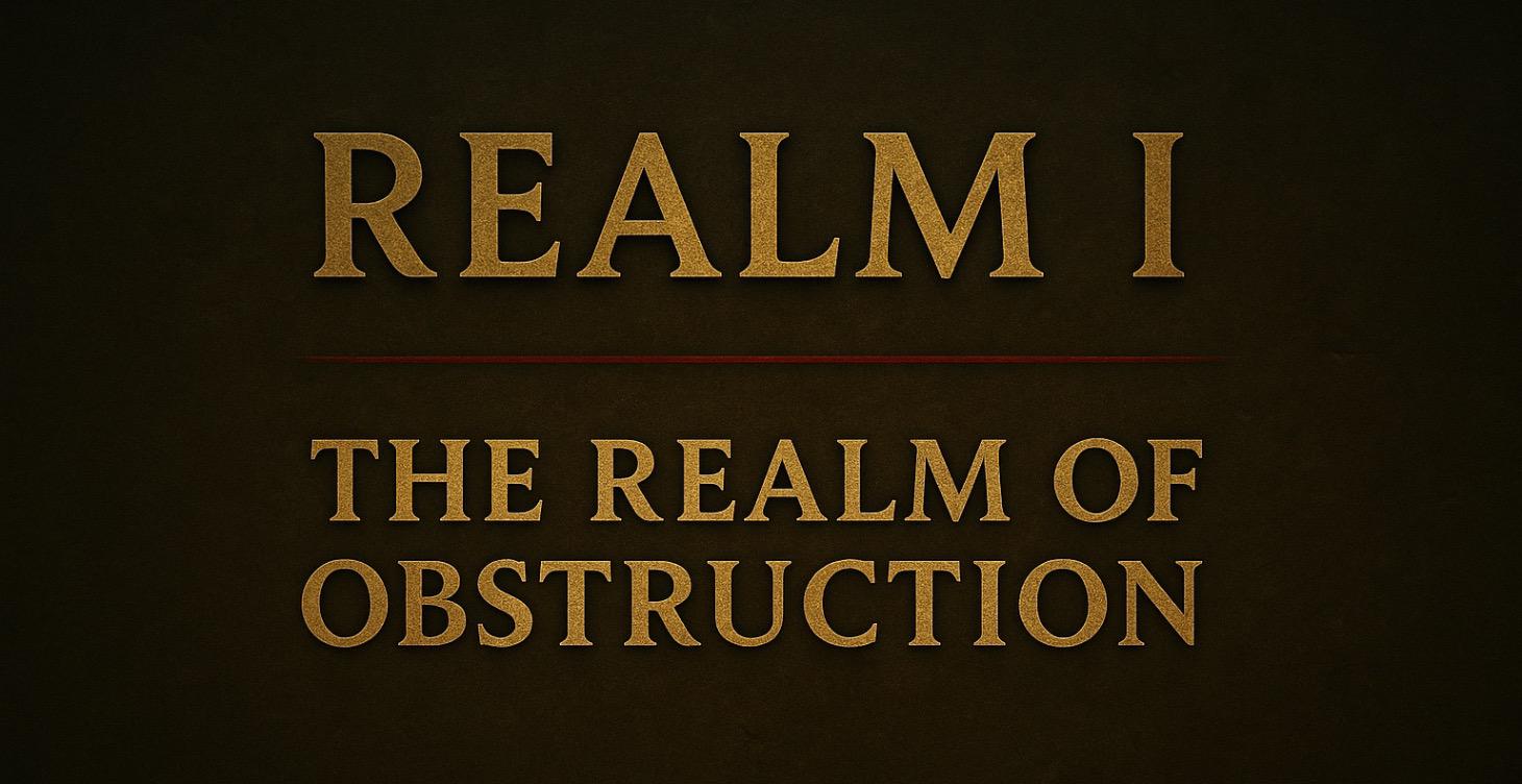 🟥 COURSE 2 — REALM l: THE REALM OF OBSTRUCTION
