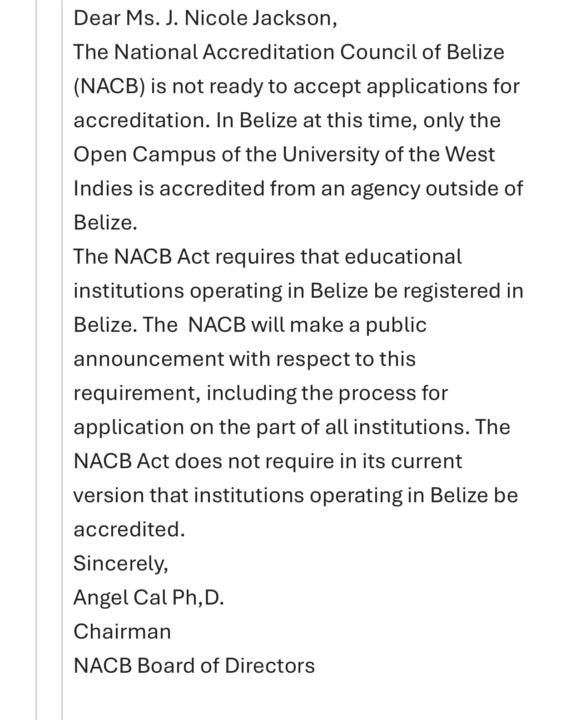 Questions about accreditation? 