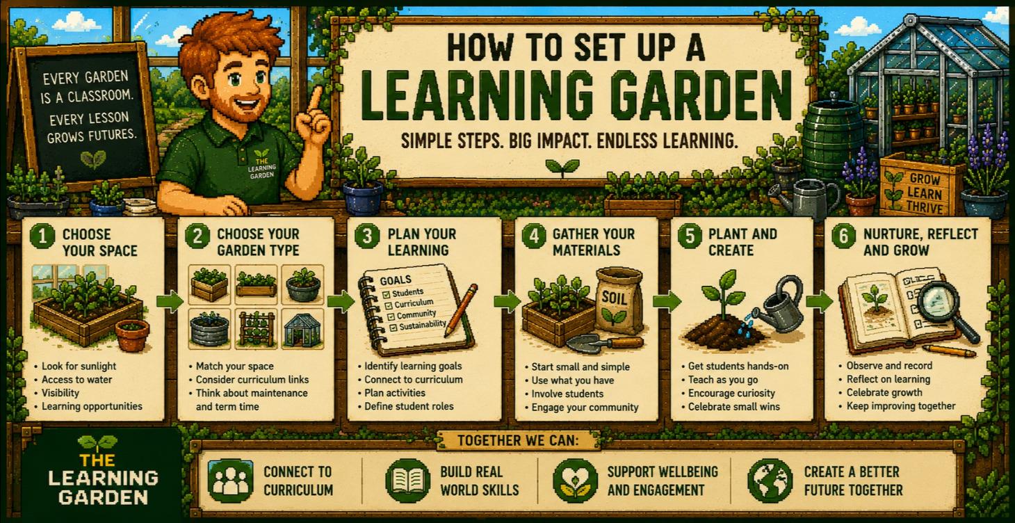 How to set-up a LEARNING GARDEN